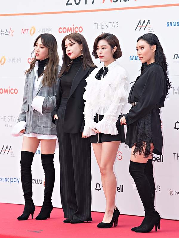 마마무, '2017 아시아 아티스트 어워즈(2017 AAA)' 레드카펫 행사