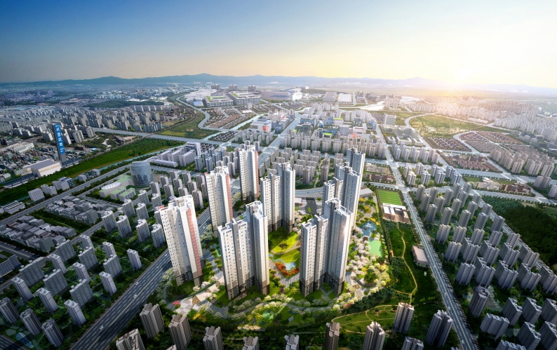 평택 고덕 신안인스빌 시그니쳐 광역조감도.(사진=리얼투데이)