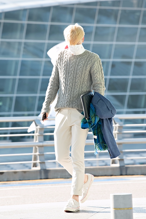 BAP(비에이피) 젤로, 인천국제공항 출국 현장
