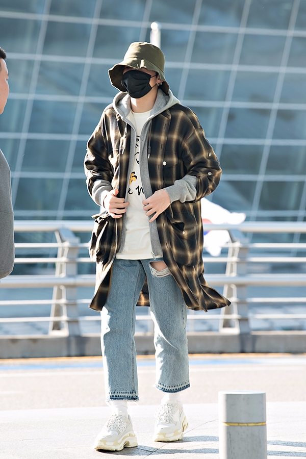 BAP(비에이피) 종업, 인천국제공항 출국 현장