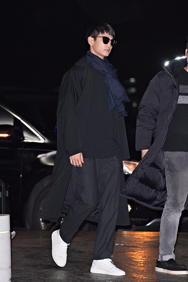 샤이니(SHINee) 민호, 인천국제공항 출국 현장