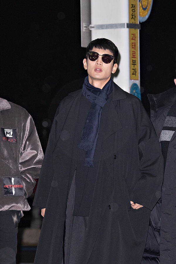 샤이니(SHINee) 민호, 인천국제공항 출국 현장