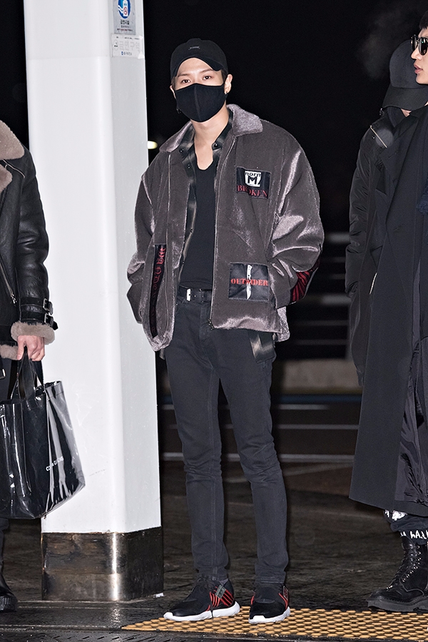 샤이니(SHINee) 태민, 인천국제공항 출국 현장