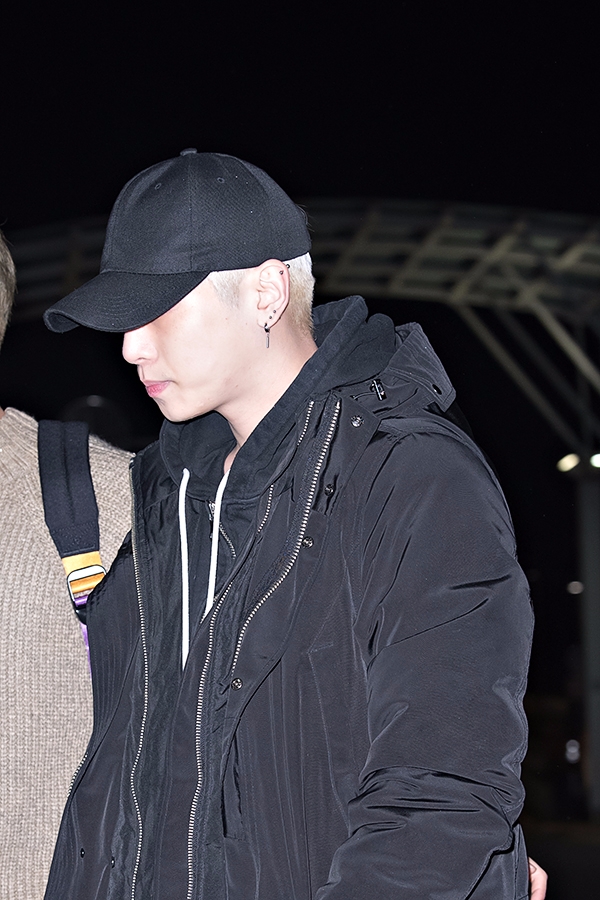 샤이니(SHINee) 종현, 인천국제공항 출국 현장