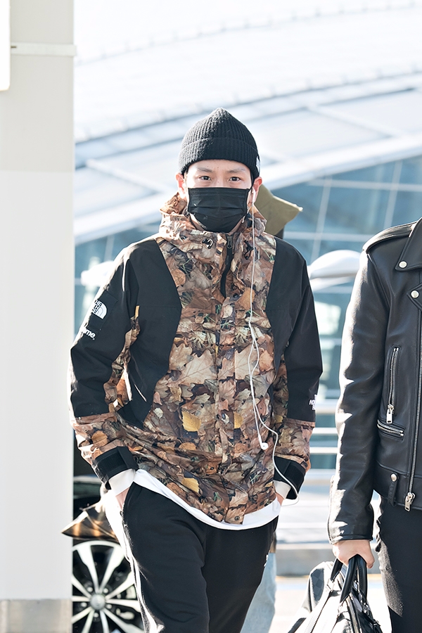 BAP(비에이피) 힘찬, 인천국제공항 출국 현장