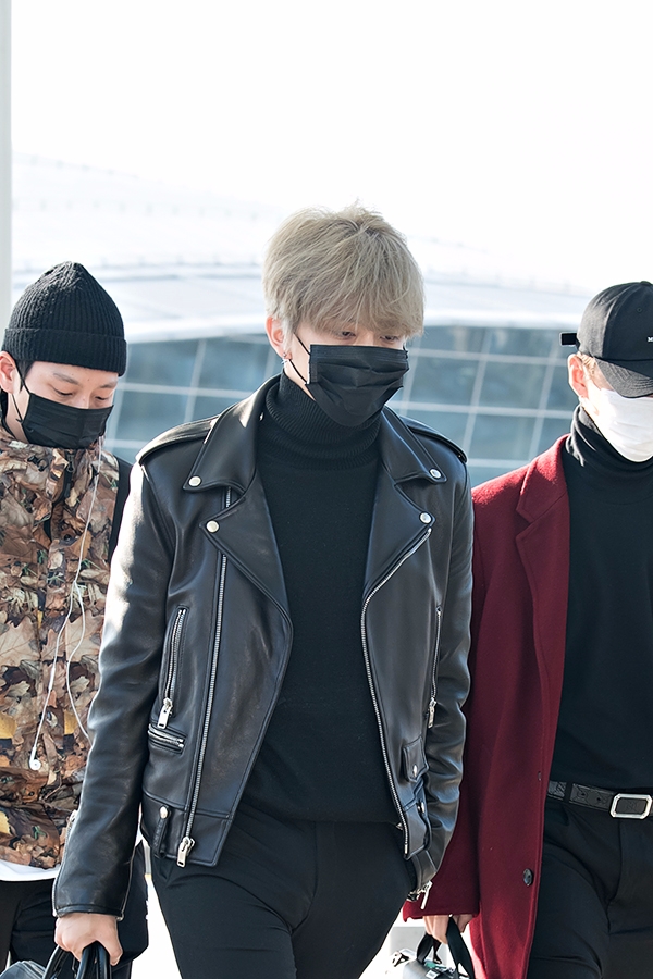 BAP(비에이피) 영재, 인천국제공항 출국 현장
