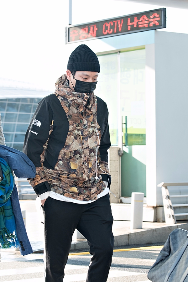 BAP(비에이피) 힘찬, 인천국제공항 출국 현장