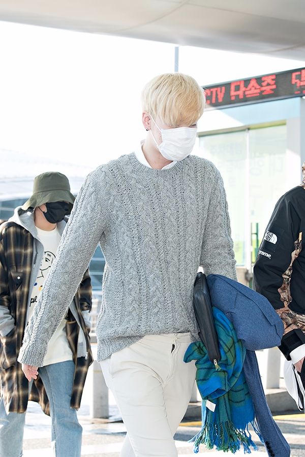 BAP(비에이피) 젤로, 인천국제공항 출국 현장