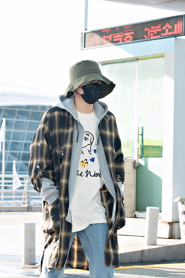 BAP(비에이피) 종업, 인천국제공항 출국 현장