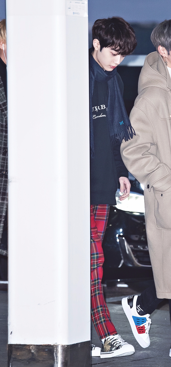 워너원(WannaOne) 라이관린, 인천국제공항 출국 현장