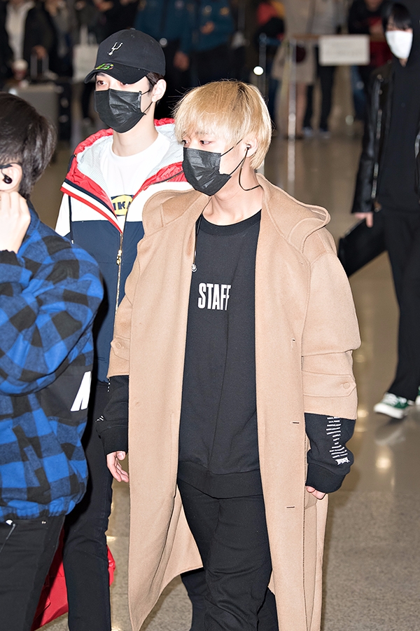 워너원(WannaOne) 라이관린-박지훈, 인천국제공항 입국 현장