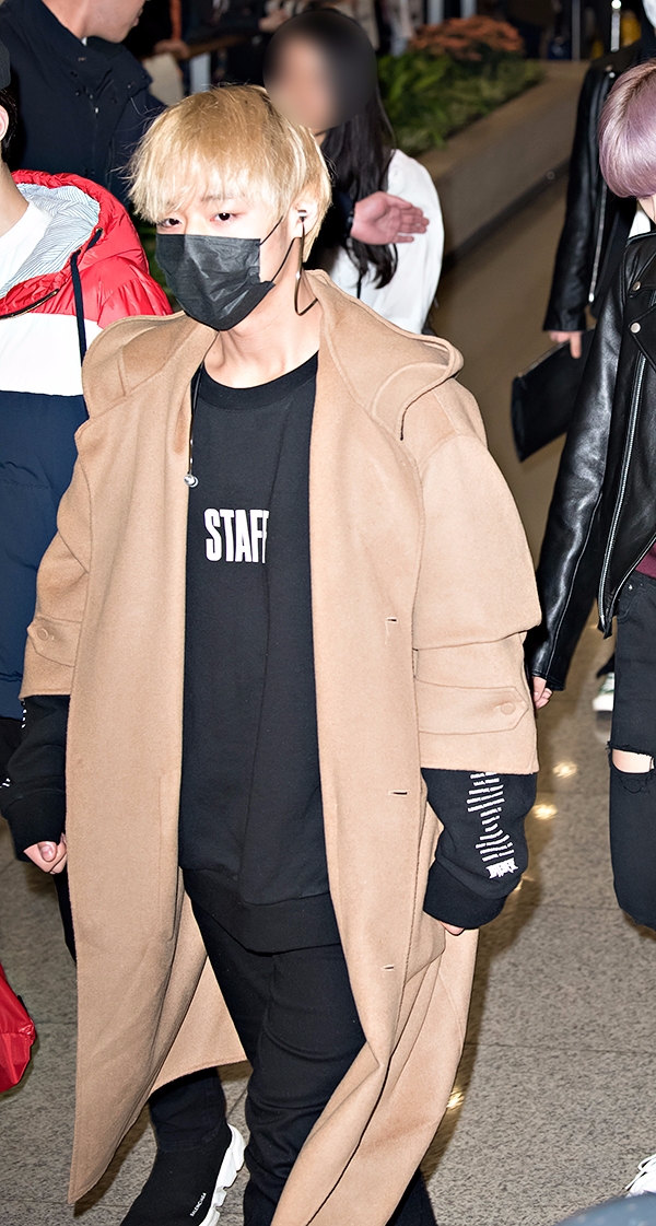 워너원(WannaOne) 박지훈, 인천국제공항 입국 현장