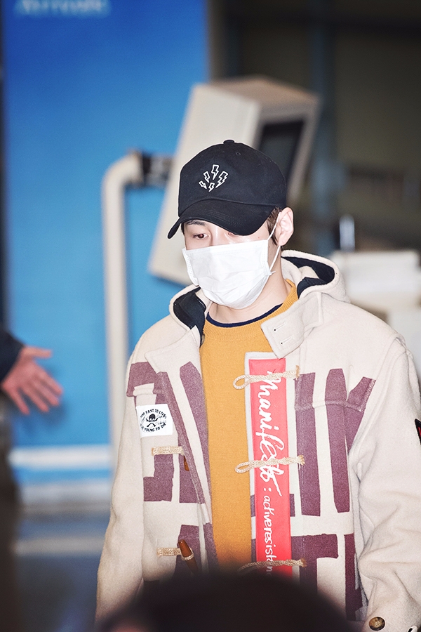 워너원(WannaOne) 하성운, 인천국제공항 입국 현장