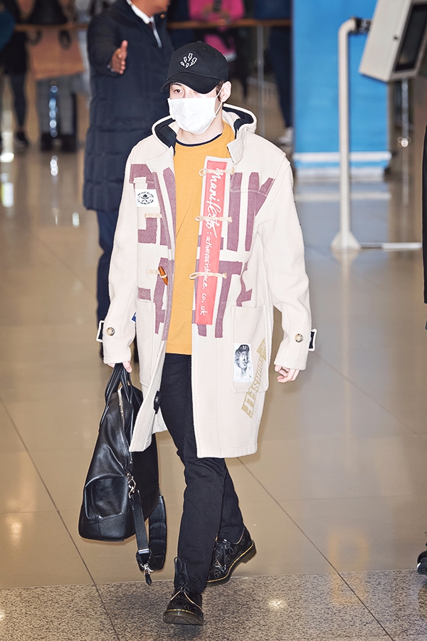 워너원(WannaOne) 하성운, 인천국제공항 입국 현장
