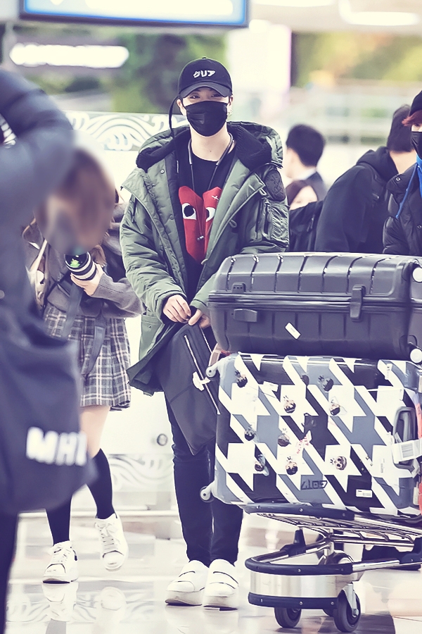 갓세븐(GOT7) 영재, 김포국제공항 입국 현장