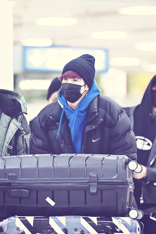 갓세븐(GOT7) 마크, 김포국제공항 입국 현장