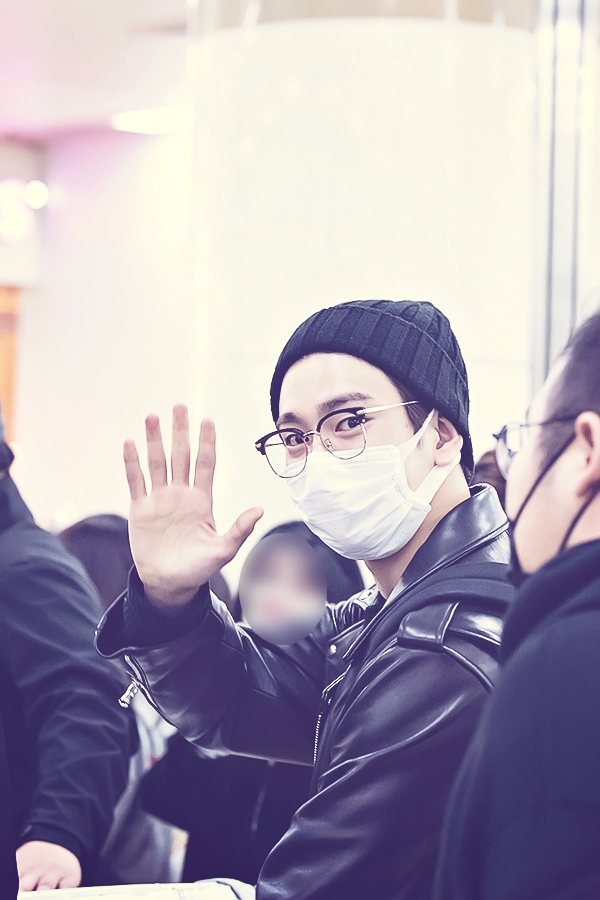 갓세븐(GOT7) 진영, 김포국제공항 입국 현장