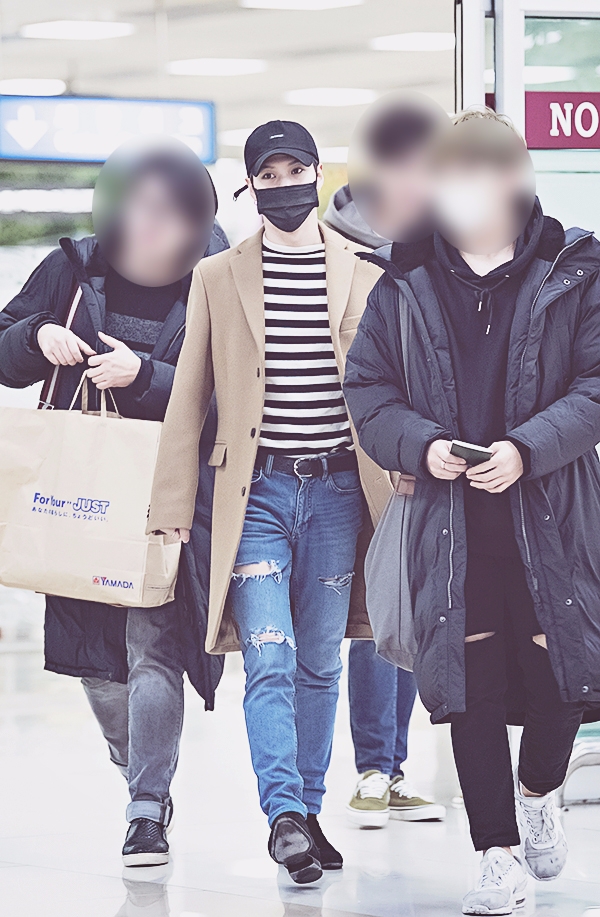 샤이니 태민, 김포국제공항 입국 현장