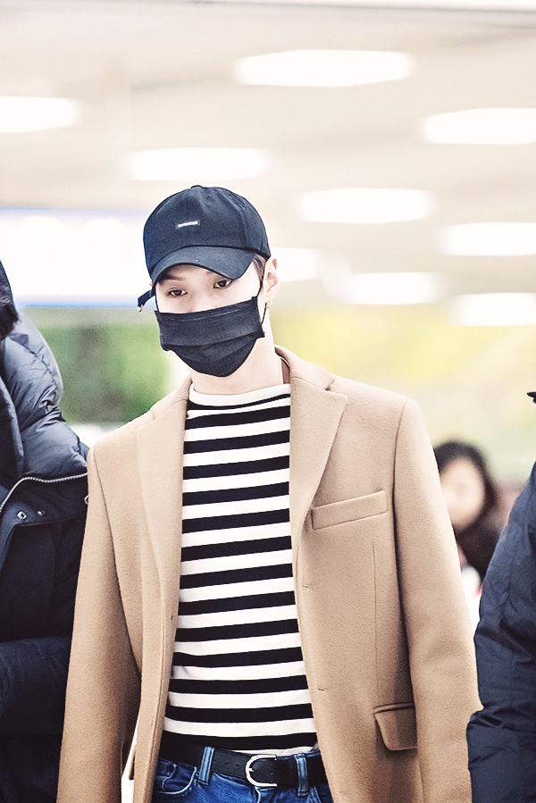 샤이니 태민, 김포국제공항 입국 현장