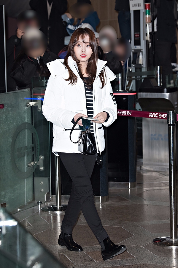 김소현, 김포국제공항 출국 현장