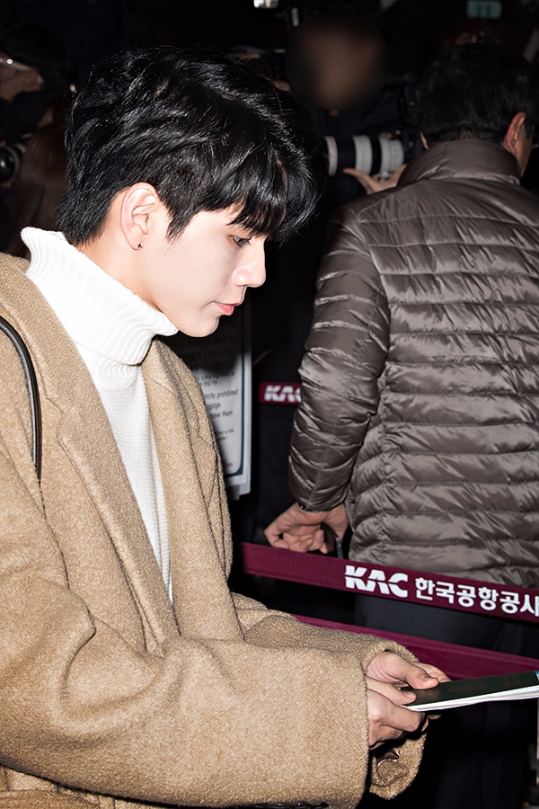 워너원(WannaOne) 옹성우, 김포국제공항 출국 현장