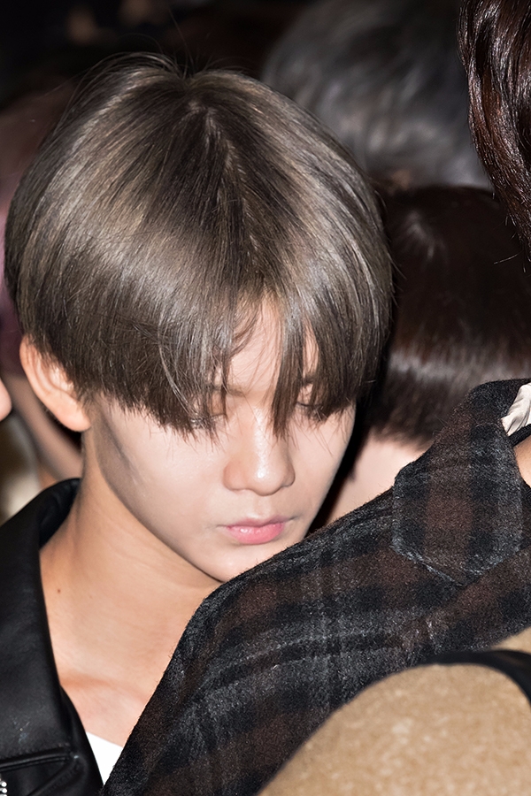 워너원(WannaOne) 배진영, 김포국제공항 출국 현장