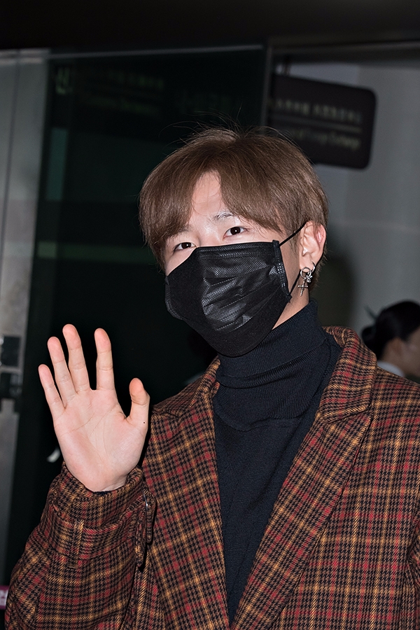 몬스타엑스(MONSTAX) 아이엠, 김포국제공항 출국 현장