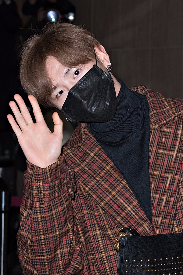 몬스타엑스(MONSTAX) 아이엠, 김포국제공항 출국 현장