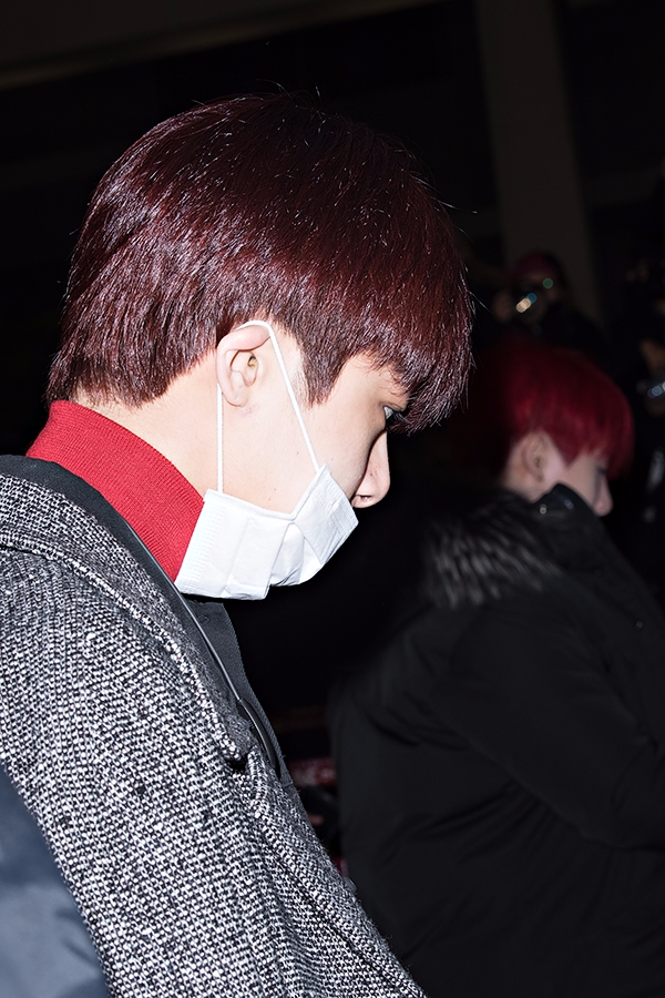 몬스타엑스(MONSTAX) 형원, 김포국제공항 출국 현장