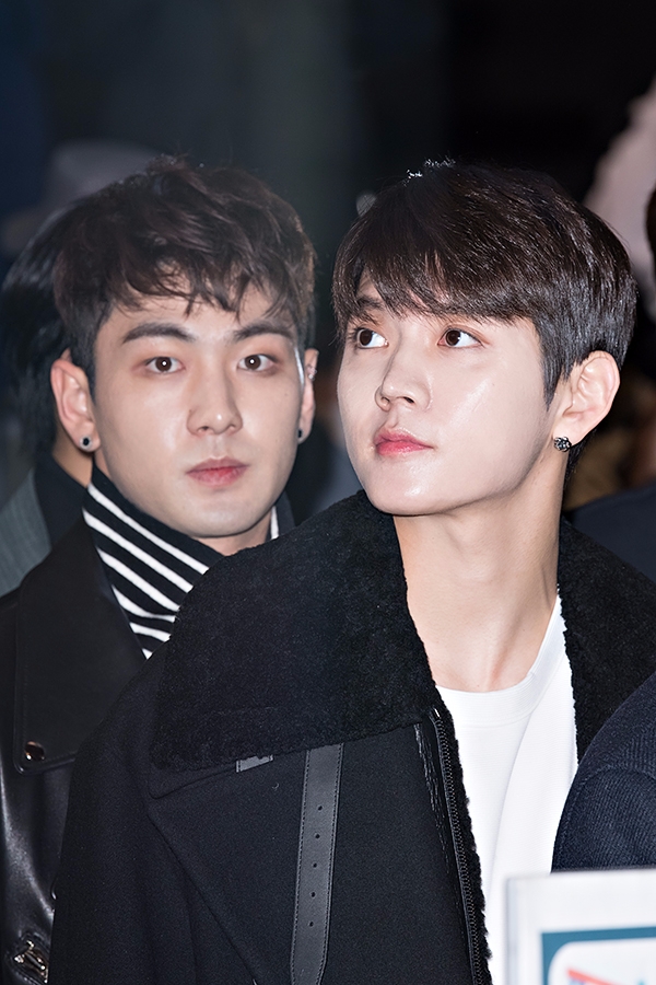 뉴이스트W 백호-렌, 김포국제공항 출국 현장