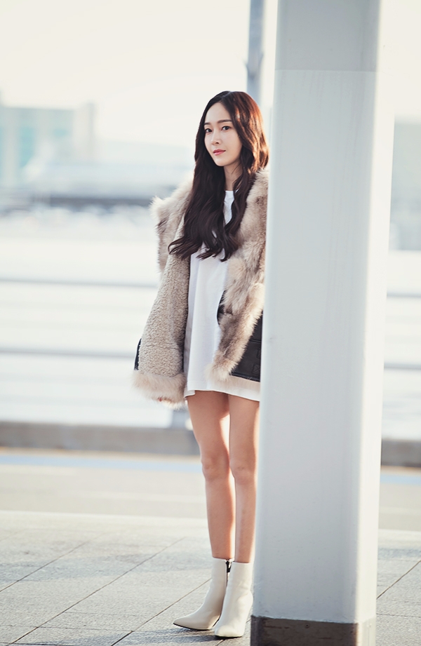 제시카, 인천국제공항 출국 현장
