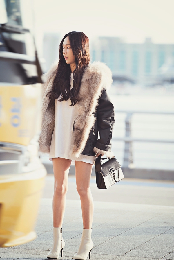 제시카, 인천국제공항 출국 현장