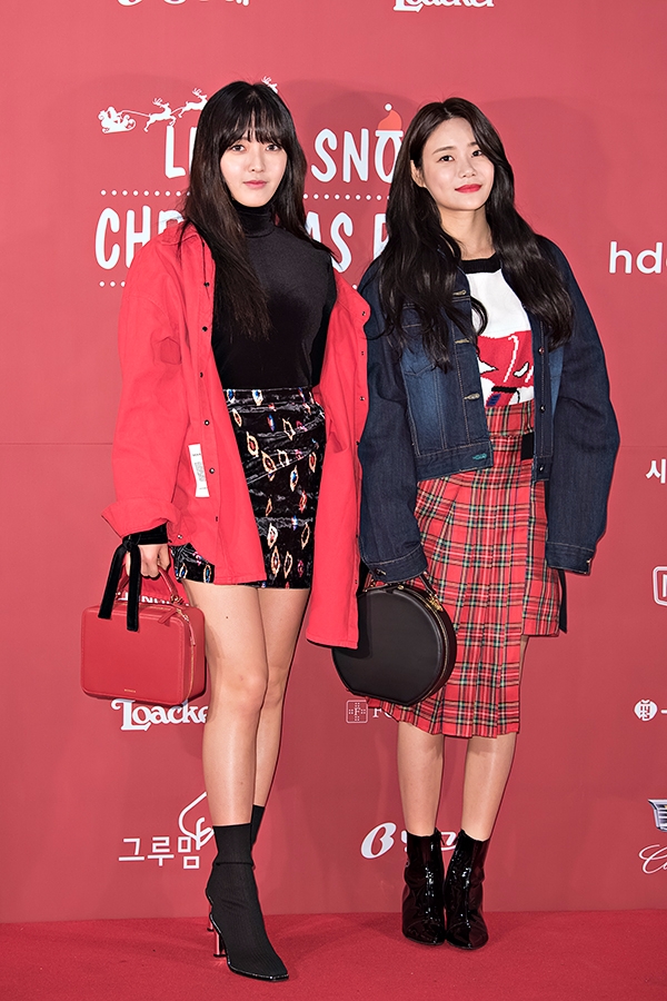 AOA 찬미 유나, 서수경 렛잇스노우 크리스마스파티