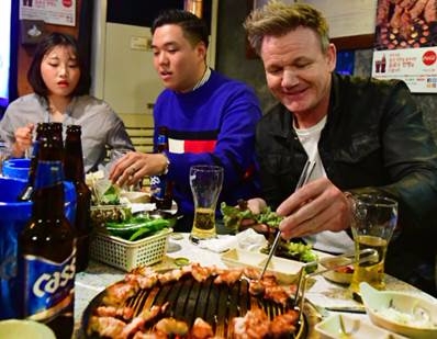 카스, 고든 램지 ‘한국체험’ 영상 공개