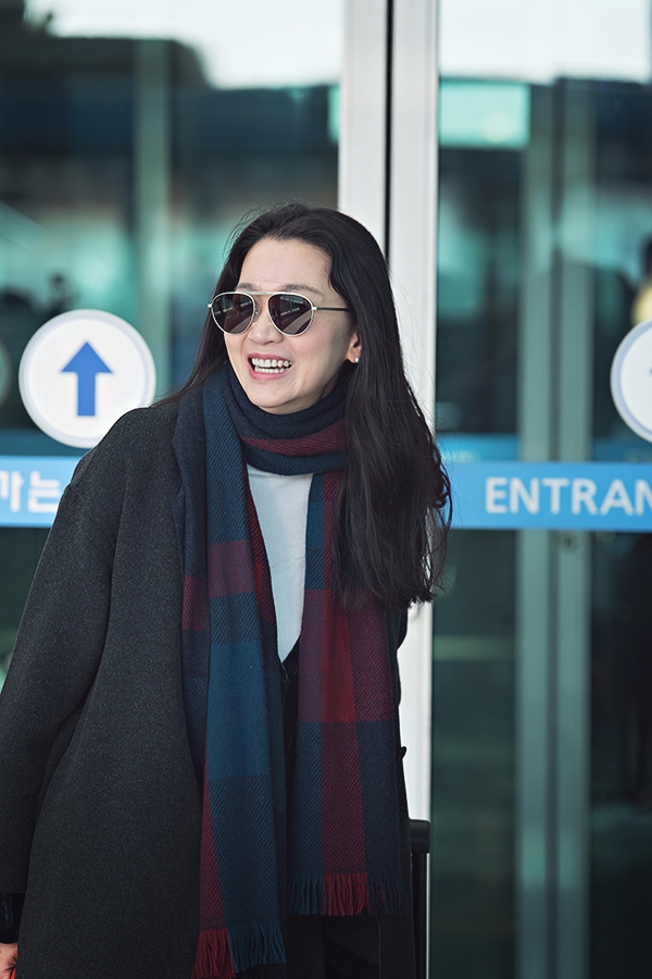 장윤주, 인천국제공항 출국 현장