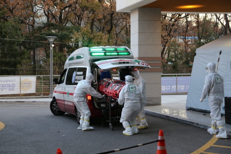 국제성모병원 감염병 대응 훈련 (사진=국제성모병원)