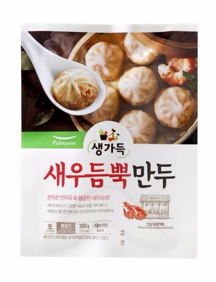 풀무원 ‘생가득 새우듬뿍만두’ 출시