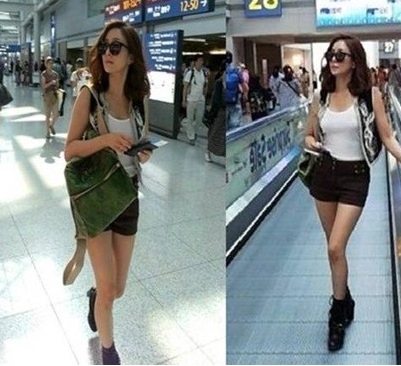 무보정 공항 패션 완벽 S라인 속 도도美 뽐낸 그, 그저 감탄만