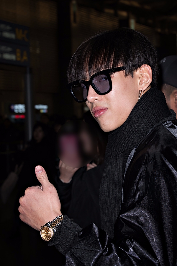 갓세븐(GOT7) 뱀뱀, 인천국제공항 출국 현장