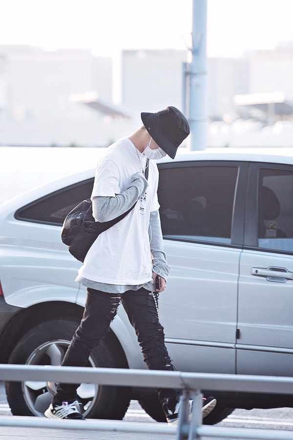 갓세븐(GOT7) 제이비, 인천국제공항 출국 현장