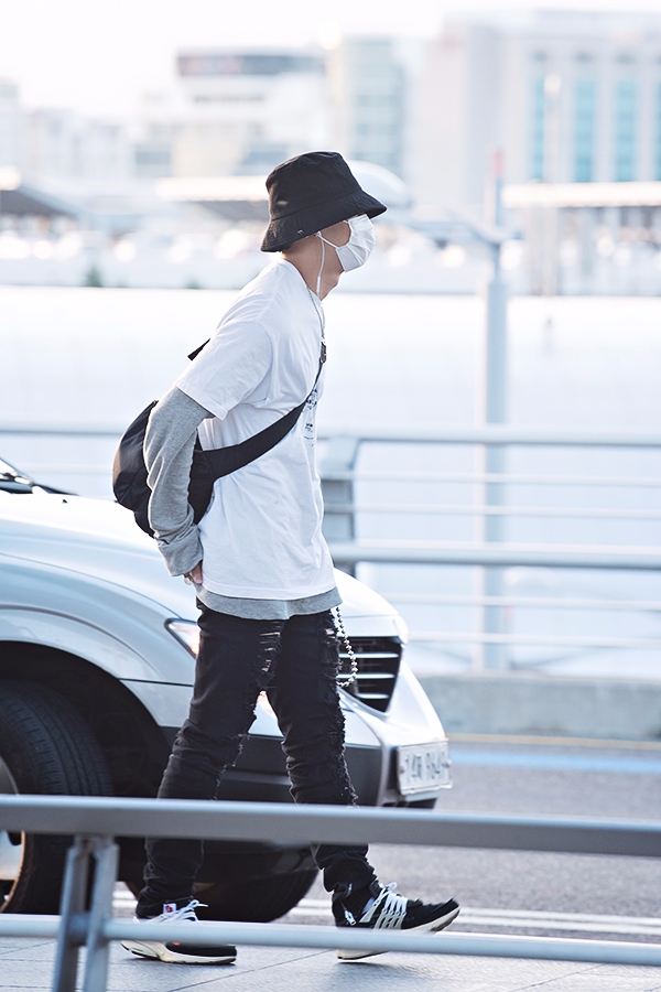 갓세븐(GOT7) 제이비, 인천국제공항 출국 현장