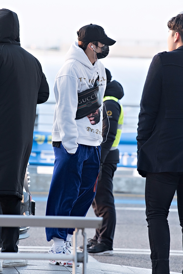 갓세븐(GOT7) 잭슨, 인천국제공항 출국 현장