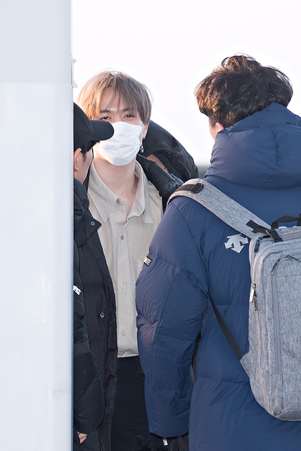 갓세븐(GOT7) 유겸, 인천국제공항 출국 현장