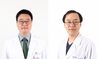 박종웅 교수(좌측), 오상철 교수(사진=고려대학교 의료원)