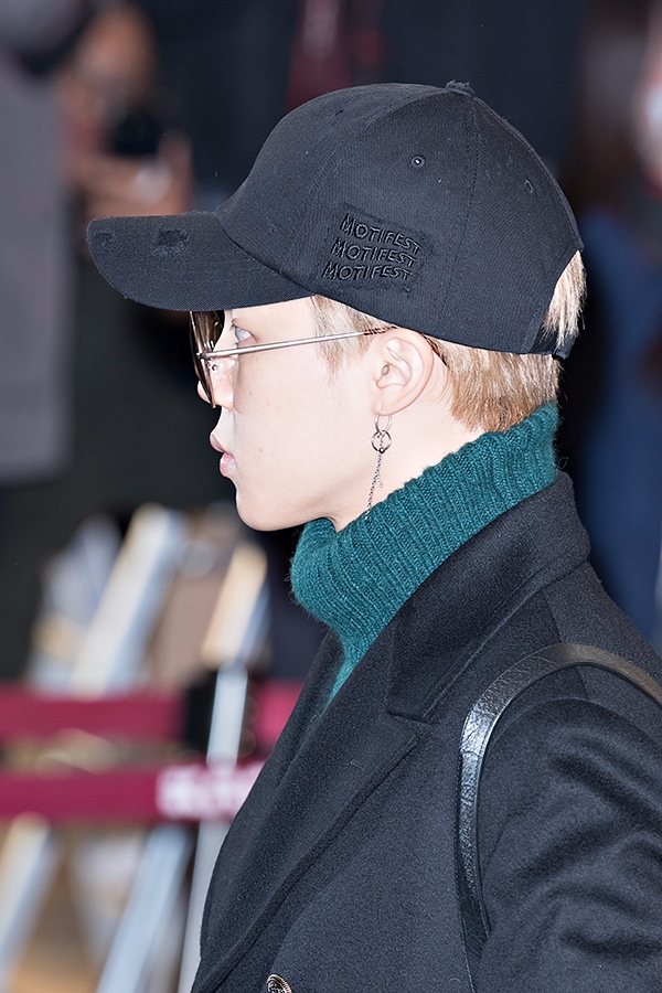 방탄소년단(BTS) 지민, 김포국제공항 출국현장