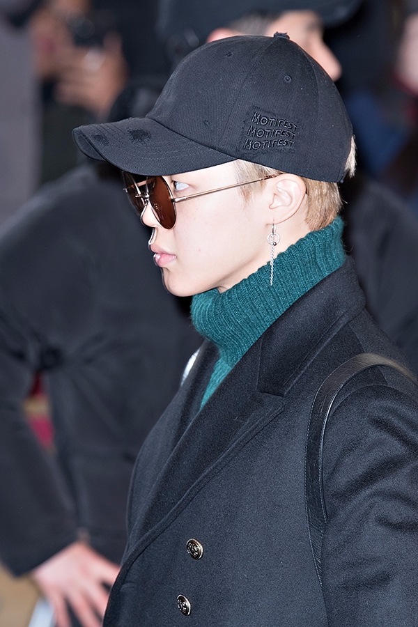 방탄소년단(BTS) 지민, 김포국제공항 출국현장