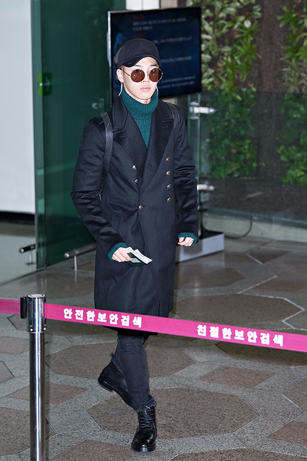 방탄소년단(BTS) 지민, 김포국제공항 출국현장