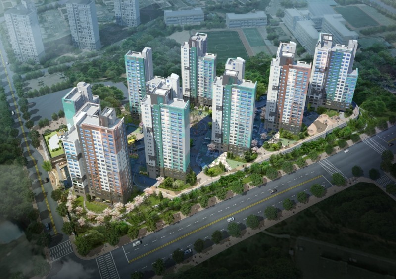 김포한강 삼정그린코아 더 베스트 조감도.(사진=삼정)