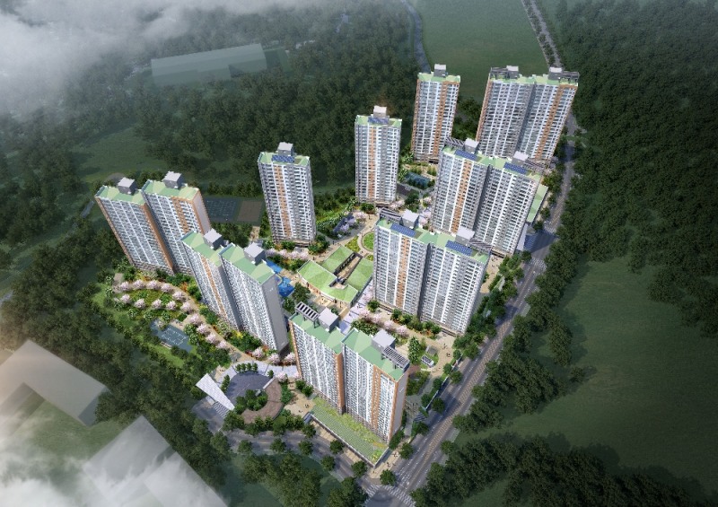 시흥 장현 호반베르디움 조감도.(사진=호반건설)