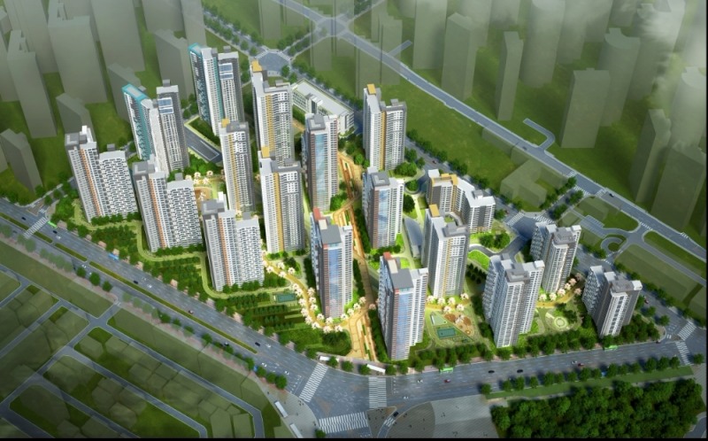 잠실진주 재건축 조감도.(사진=서울시 클린업시스템)